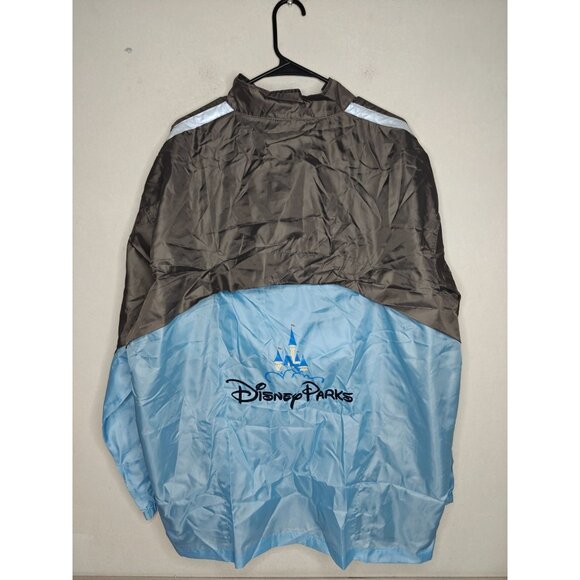 Disney Parks Resort Windbreaker Rain Jacket Packable Vented XL/XXL Blue Gray - Picture 5 of 9